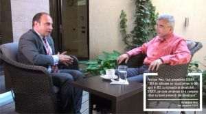 Petrişor Peiu, fost preşedinte SIDEX (dreapta), într-un interviu realizat de Radu Soviani