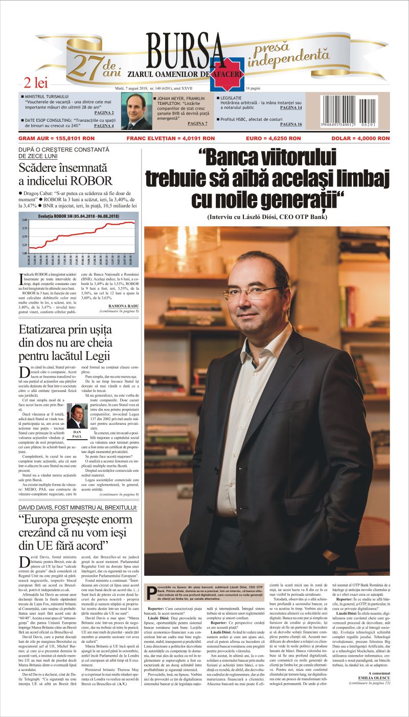 Ediţia din 07.08.2018