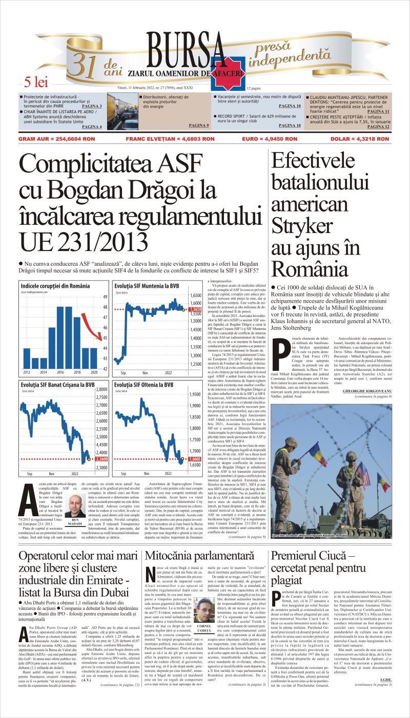 Ediţia din 11.02.2022
