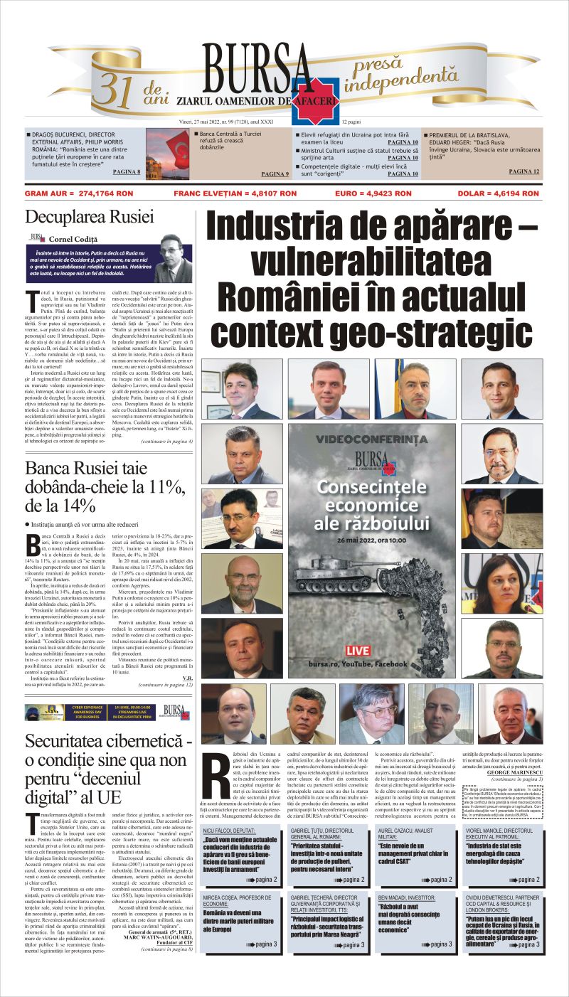 Ediţia din 27.05.2022